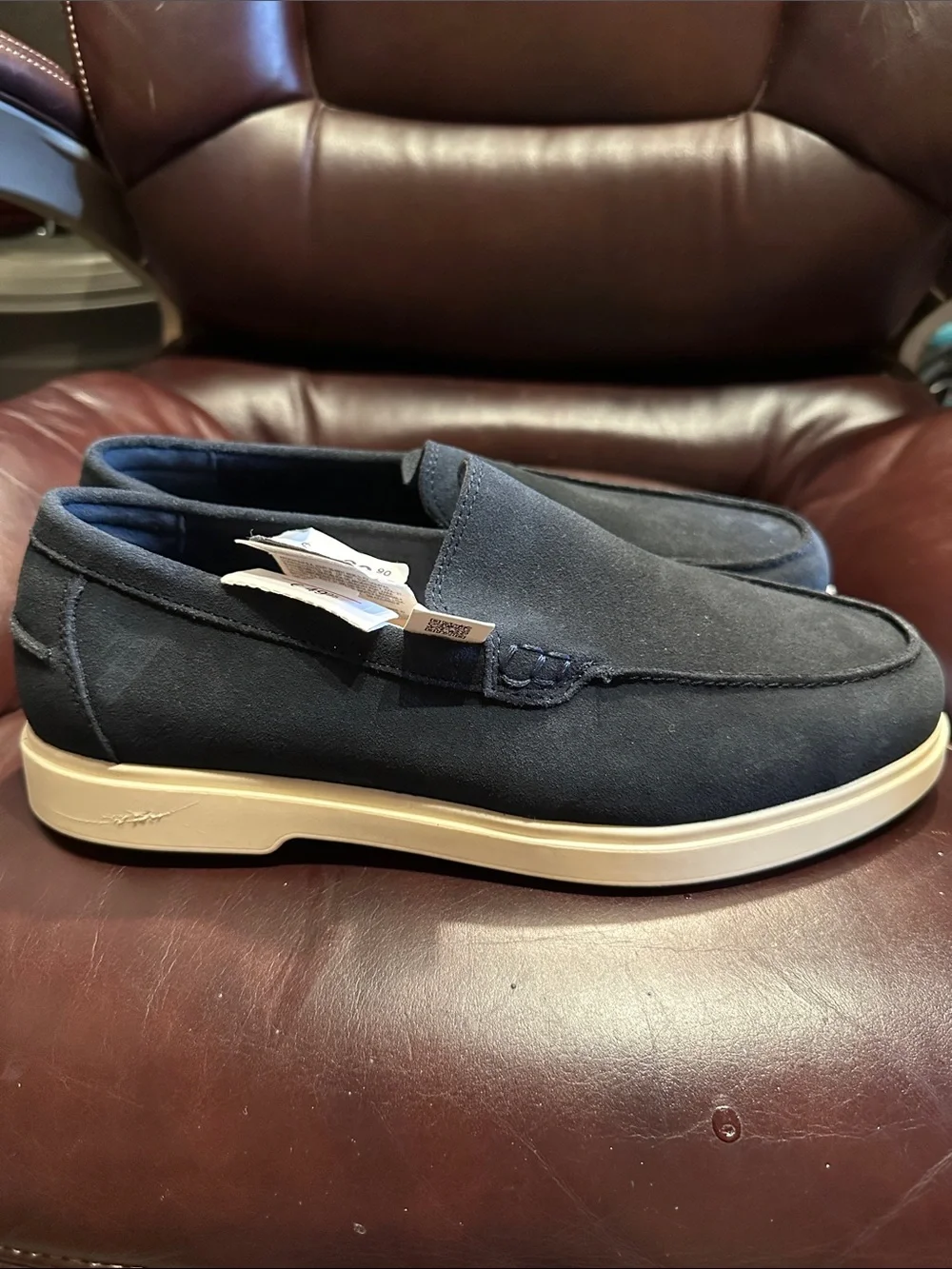 Men’s Zara Casual Leather Loafers - Picture 3 of 16